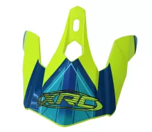 Šilt XRC MX peak yellow fluo/blue