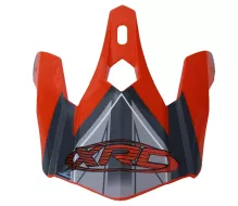 Šilt XRC MX peak yellow orange/grey