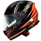 Helma na moto XRC Merchi R black/orange/grey vel. 2XL