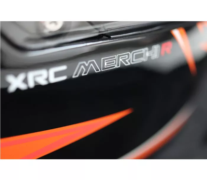 Helma na moto XRC Merchi R black/orange/grey vel. 2XL