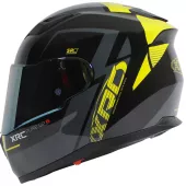 Prilba na motorku RC Pure GP 6 black/yellow fluo