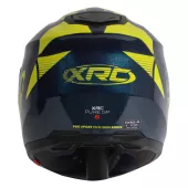 Motocyklová prilba XRC Pure GP 6 modrá/žltá fluo