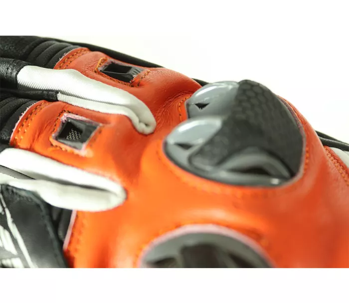 Rukavice na moto XRC RUN 1/2 ORANGE/BLK/WHT vel. S