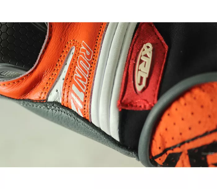 Rukavice na moto XRC RUN 1/2 ORANGE/BLK/WHT vel. S