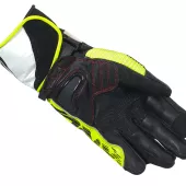Rukavice na moto XRC TUMP GT7 WHT/BLK/FLUO men gloves vel. XL