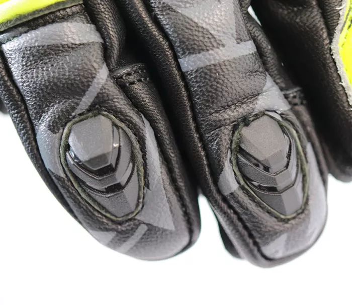 Rukavice na moto XRC TUMP GT7 WHT/BLK/FLUO men gloves vel. XL