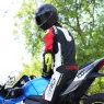 Jednodielna kombinéza XRC Haderg blk / yellow fluo / red - Tech-Air compatible