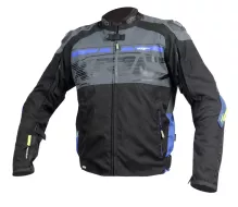 Pánska bunda XRC Moos WTP blk/grey/blue/fluo