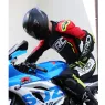 Jednodielna kombinéza XRC Haderg blk / yellow fluo / red - Tech-Air compatible
