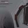 Dámska bunda na motorku XRC Totter WTP blk/grey/fluo