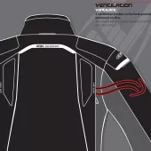 Dámska bunda na motorku XRC Totter WTP blk/grey/fluo