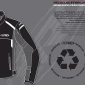 Dámska bunda na motorku XRC Totter WTP blk/grey/fluo