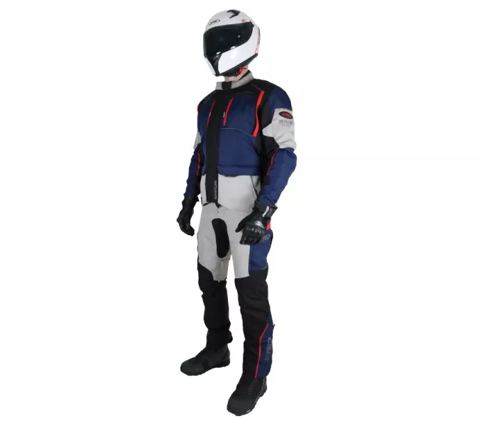 Nohavice na motorku XRC Winkle 2.0 WTP men adventure grey/black/blue