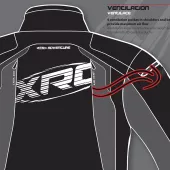 Dámska bunda na moto XRC Winkle WTP blk/grey/fluo