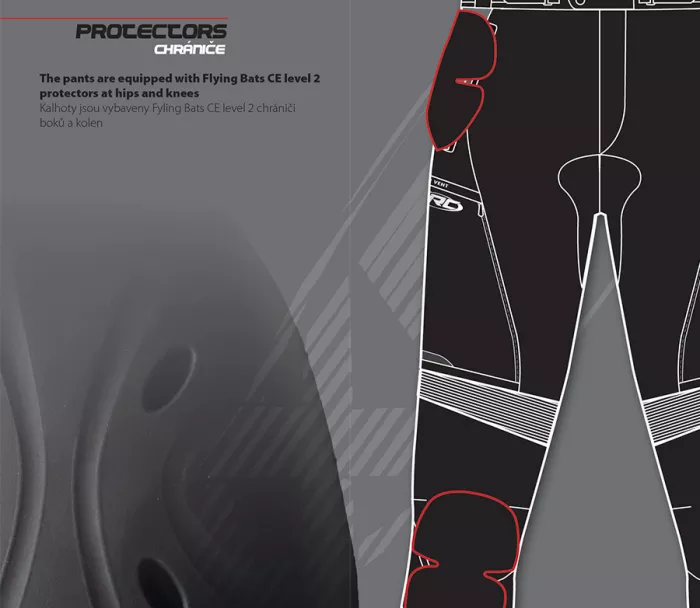 Dámske nohavice na motorku XRC Winkle WTP blk / grey / fluo