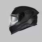 Integrálna helma NEXX Y.100R Night Rider titanium MT