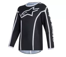 Detský dres na motokros Alpinestars Fluid Apex black/grey