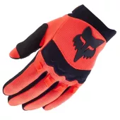 Fox 31389-824 Yth Dirtpaw Glove, Fluorescent Orange vel. YS