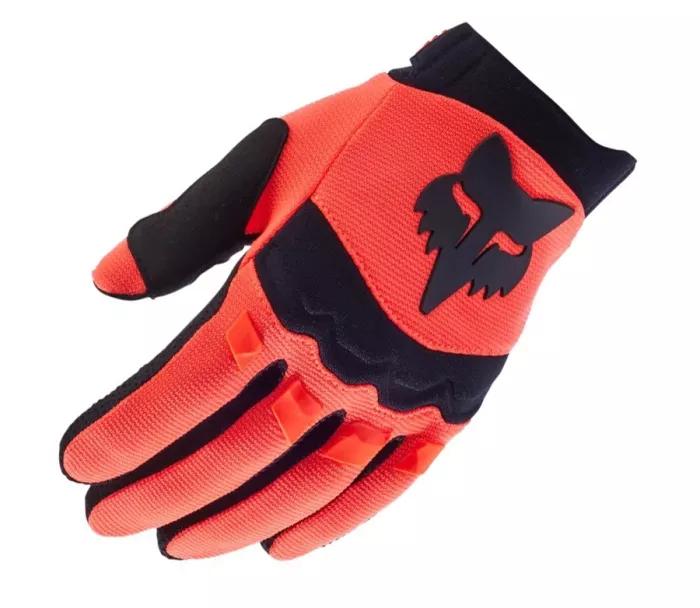 Fox 31389-824 Yth Dirtpaw Glove, Fluorescent Orange vel. YS