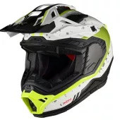 Helma na moto  NEXX X.RALLY Yuma white/neon