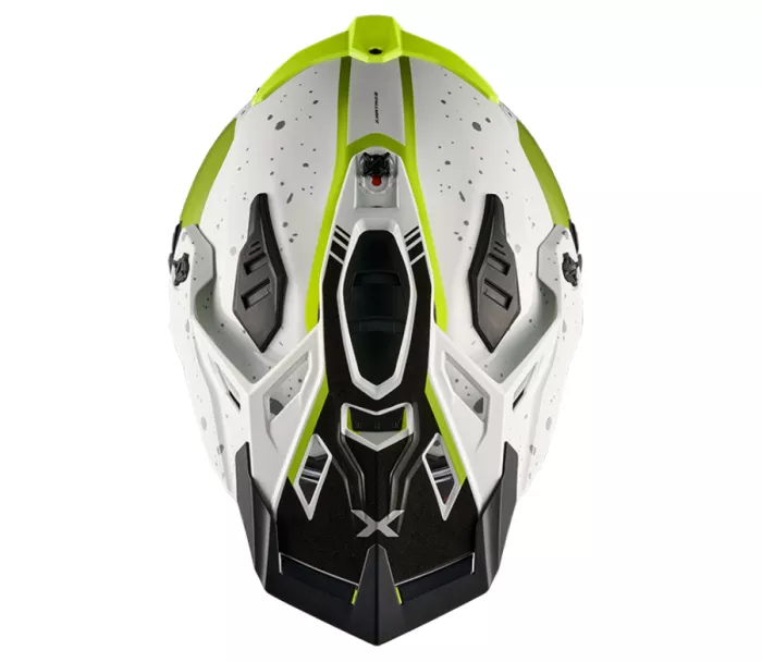 Helma na moto  NEXX X.RALLY Yuma white/neon