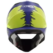 Prilba na motokros XRC MX Caledon matt blue/white/yellow vel´. XL