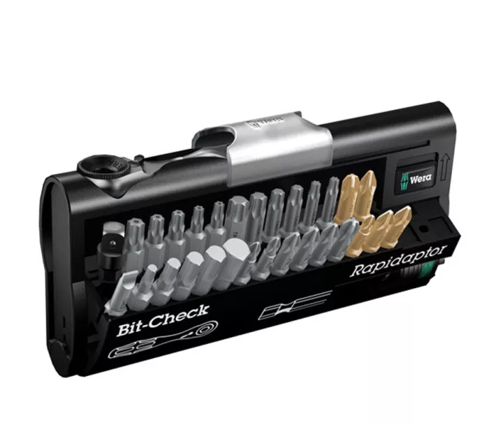 WERA Zyklop ratchet kit Mini 1, 1/4" drive Metric sizes0