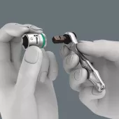 WERA Zyklop ratchet kit Mini 1, 1/4" drive Metric sizes0